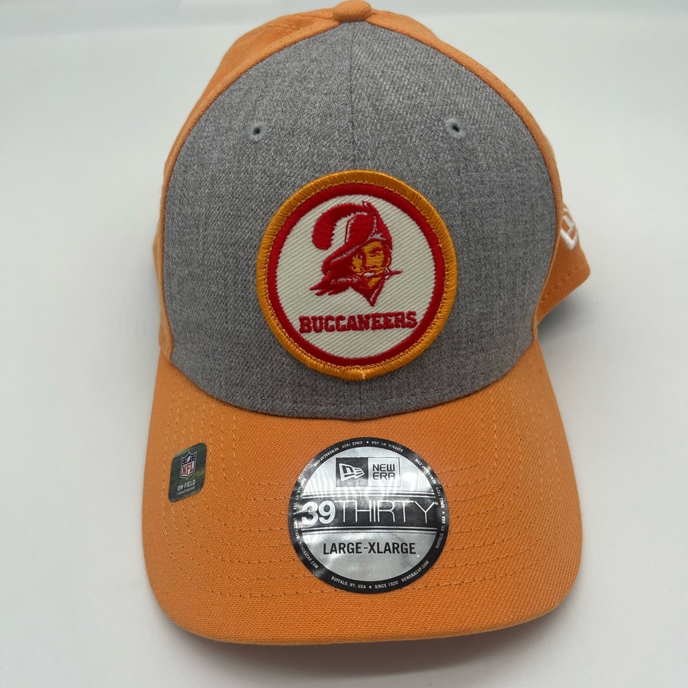 HAT CAP NEW ERA NFL BUCCANEERS COLOR GREY AMD ORANGE